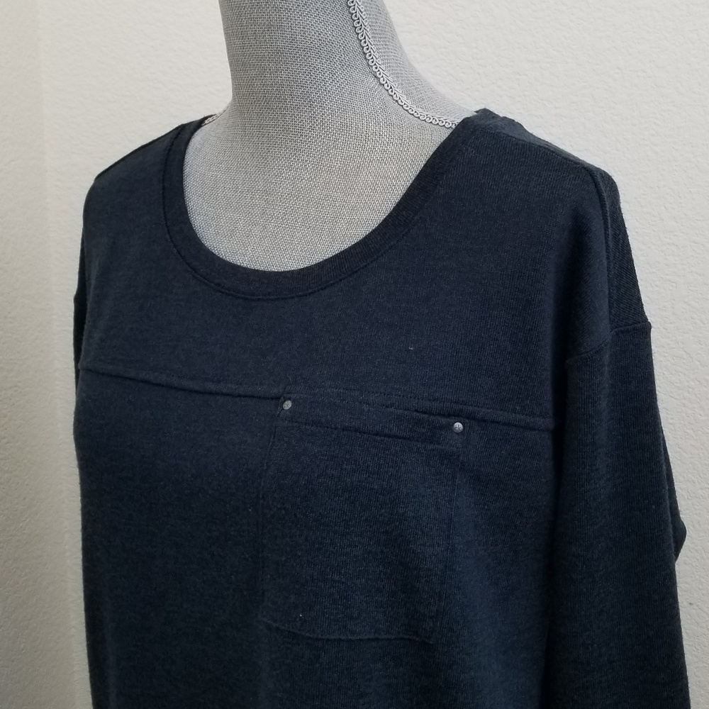 Calvin Klein Jeans Scoop Neck Long Sleeve Sweater